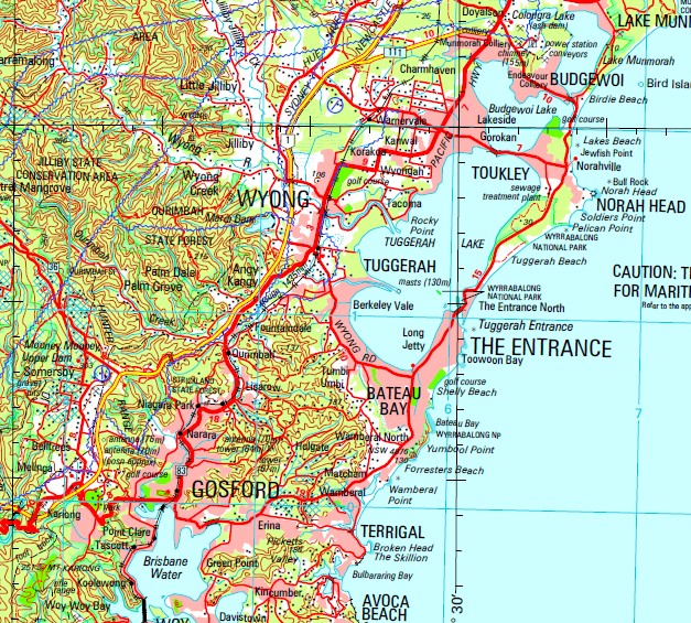 Sydney Special 1-250,000 Topographic Map Maps, Books Travel Guides