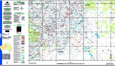 Wave Hill 1-250,000 Topographic Map - Maps, Books & Travel Guides