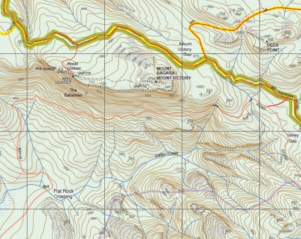 GRAMPIANS SOUTH  1-25,000 Vicmap Topo Map 7323-1-S - Image 2