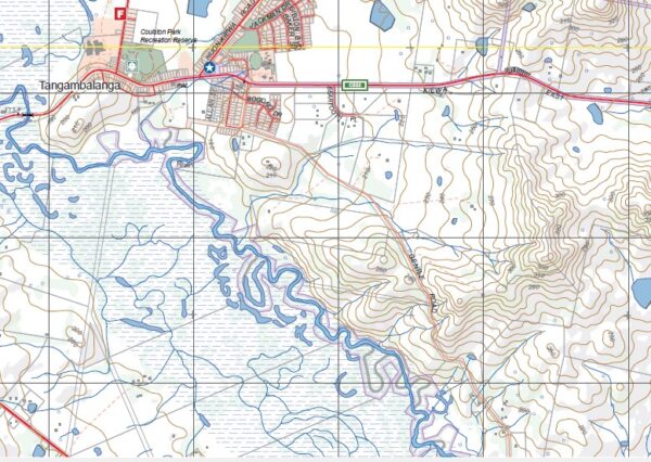 GUNDOWRING NORTH  1-25,000 Vicmap Topographic Map  8325-3-N - Image 2