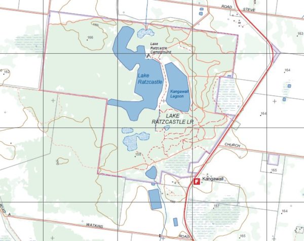 AWONGA NORTH  1-25,000 Vicmap Topographic 7124-2-N - Image 2