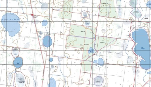 AWONGA SOUTH  1-25,000 Vicmap Topographic 7124-2-S - Image 2