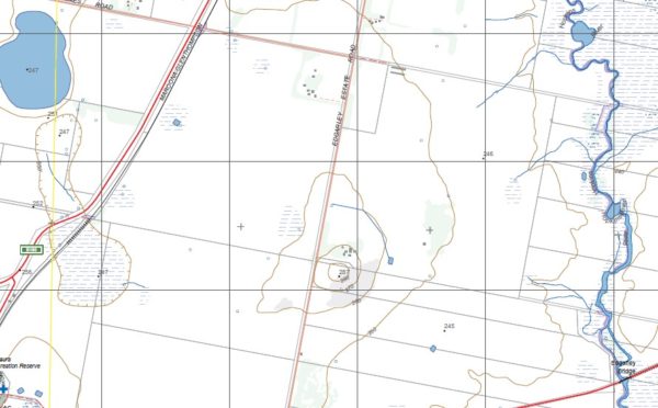 BOLAC NORTH  1-25,000 Vicmap Topo Map 7422-1-N - Image 2