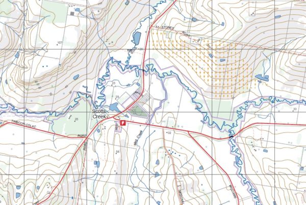 COBDEN SOUTH  1-25,000 Vicmap Topo Map 7521-3-S - Image 2