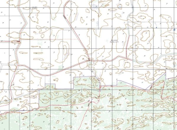 DANYO NORTH  1-25,000 Vicmap Topo Map 7127-2-N - Image 2