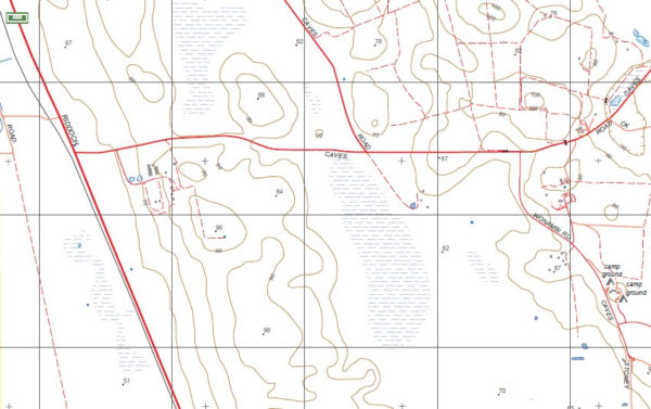ELLOUERA NORTH  1-25,000 Vicmap Topo Map 7023-1-N - Image 2
