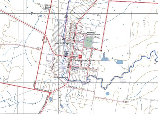 HAWKESDALE SOUTH  1-25,000 Vicmap Topographic Map  7321-1-S - Image 2
