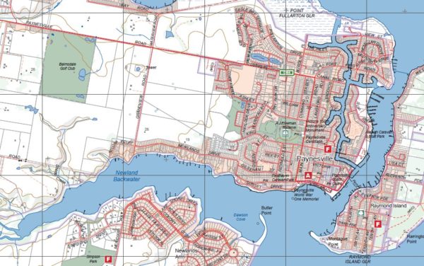 BAIRNSDALE SOUTH  1-25,000 Vicmap Map  8422-3-S - Image 2