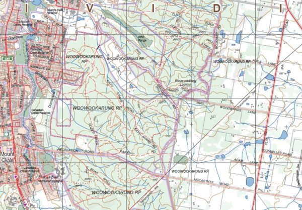 BALLARAT NORTH  1-25,000 Vicmap Topo Map 7622-1-N - Image 2