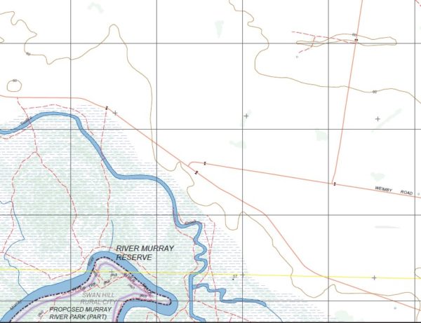 CANALLY SOUTH  1-25,000 Vicmap Topo Map 7528-1-S - Image 2