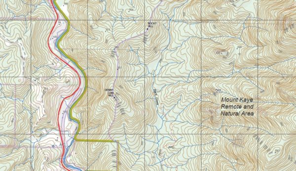 COMBIENBAR SOUTH  1-25,000 Vicmap Map 8723-3-S - Image 2