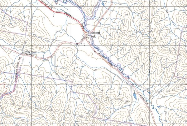 CRAVENSVILLE SOUTH  1-25,000 Vicmap Map 8425-3-S - Image 2