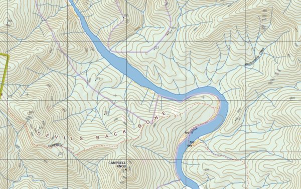 DEDDICK SOUTH  1-25,000 Vicmap Topo Map 8523-1-S - Image 2