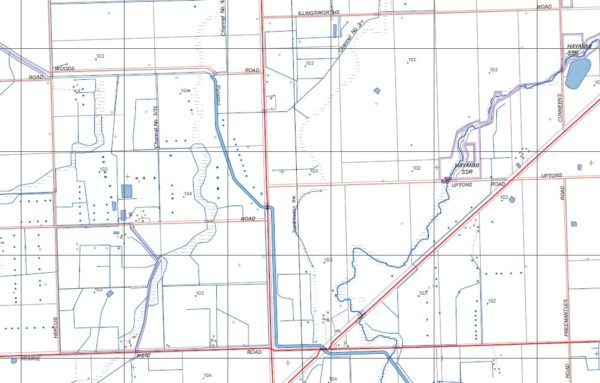 DINGEE NORTH  1-25,000 Vicmap Topo Map 7725-3-N - Image 2
