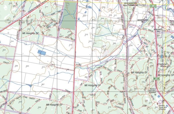 DUNOLLY SOUTH  1-25,000 Vicmap Topo Map 7624-3-S - Image 2