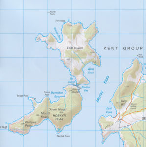 Kent Group 1-50,000 Topographic Map Tasmap - Maps, Books & Travel Guides