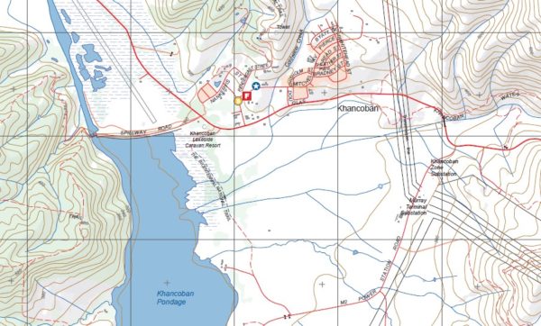 KHANCOBAN SOUTH  1-25,000 Vicmap Topo Map 8525-4-S - Image 2