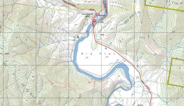 LICOLA SOUTH  1-25,000 Vicmap Topo Map 8222-4-S - Image 2