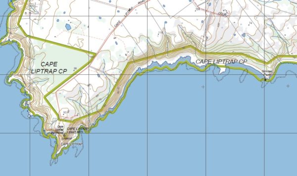 LIPTRAP SOUTH  1-25,000 Vicmap Topographic Map  8020-2-S - Image 2