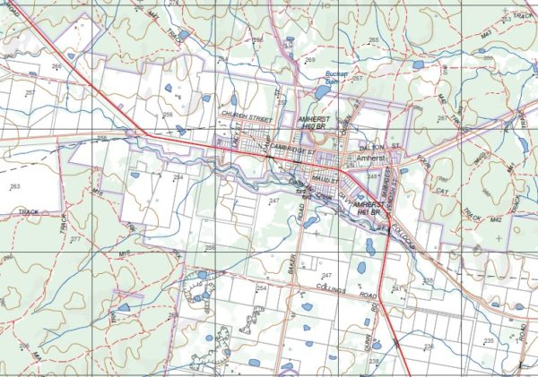 MARYBOROUGH SOUTH 1-25,000 Vicmap Topo 7623-4-S - Image 2