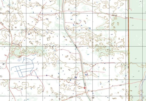 MT MOFFAT NORTH  1-25,000 Vicmap Topographic Map  7024-1-N - Image 2