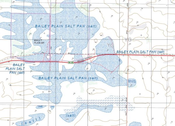 PIANGIL WEST NORTH  1-25,000 Vicmap Topographic Map  7527-4-N - Image 2