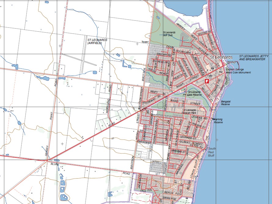 PORTARLINGTON SOUTH 1 25 000 Vicmap Topo 7821 4 S Maps Books 