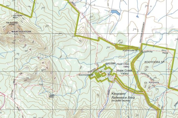 RHEOLA NORTH  1-25,000 Vicmap Topo Map 7624-4-N - Image 2