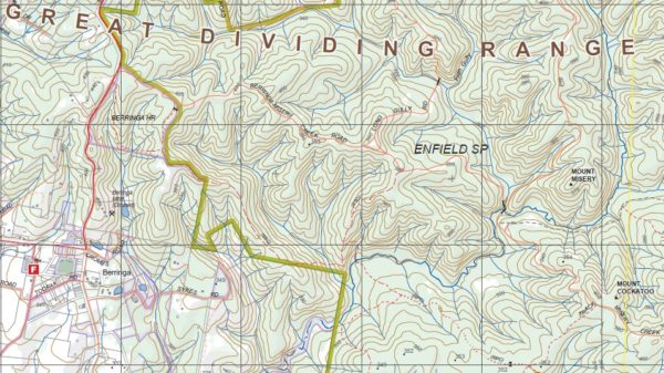 ROKEWOOD NORTH  1-25,000 Vicmap Topo Map 7622-3-N - Image 2