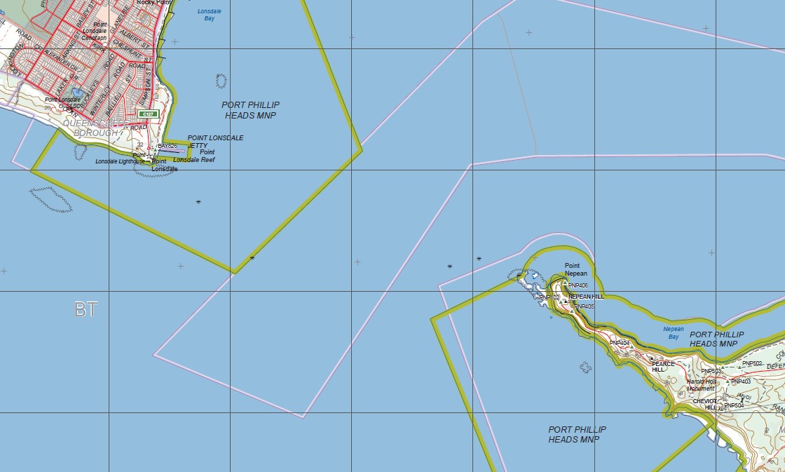 SORRENTO NORTH 1-25,000 Vicmap Topographic Map 7821-3-N - Image 2
