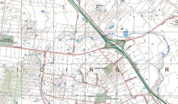 SUNBURY NORTH  1-25,000 Vicmap Topo Map 7822-4-N - Image 2