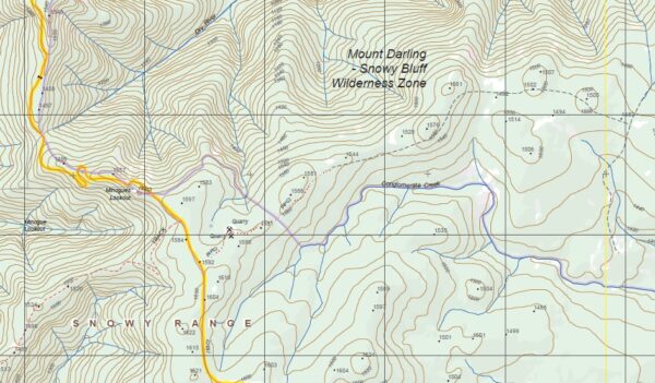 TAMBORITHA NORTH 1-25,000 Vicmap Topo Map 8223-3-N - Image 2