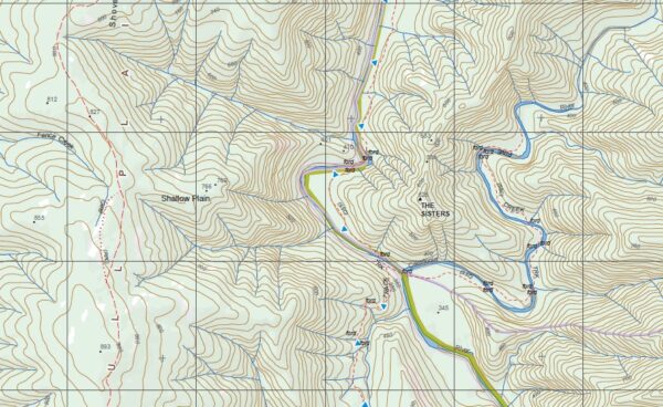 TAMBORITHA SOUTH 1-25,000 Vicmap Topo Map 8223-3-S - Image 2