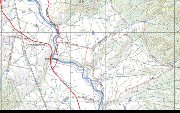 TAWONGA SOUTH  1-25,000 Vicmap Topographic Map  8324-4-S - Image 2