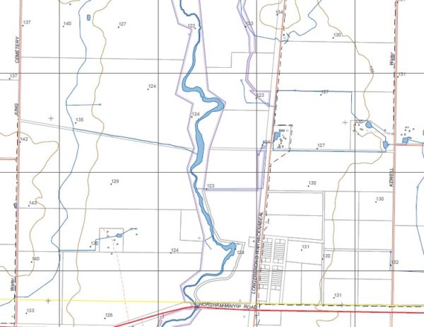 WARRACKNABEAL SOUTH  1-25,000 Vicmap Topographic Map  7325-2-S - Image 2
