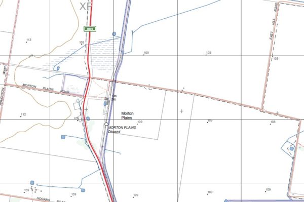 WATCHEM NORTH  1-25,000 Vicmap Topographic Map  7425-1-N - Image 2