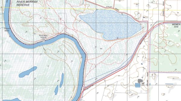 WEMEN NORTH 1-25,000 Vicmap Topo Map 7428-3-N - Image 2