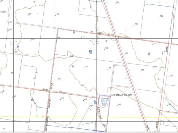 YANAC NORTH  1-25,000 Vicmap Topo Map 7125-1-N - Image 2