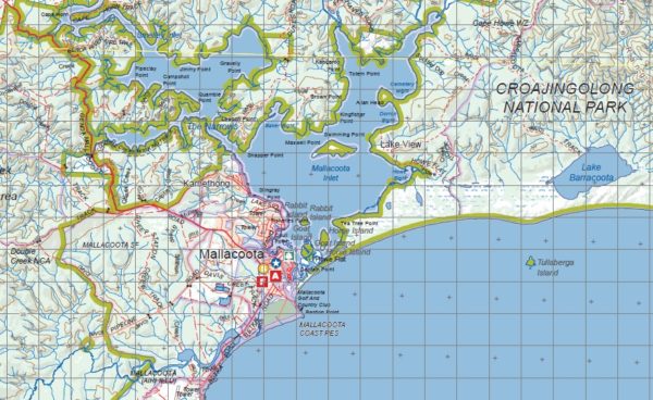 CANN MALLACOOTA 1-100,000 Vicmap 8722-8822 - Image 2