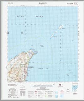Exmouth 1-100,000 Topographic Map Geoscience Australia