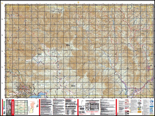 FALLS CREEK NORTH 1-25,000 Vicmap Topo 8324-2-N - Image 3