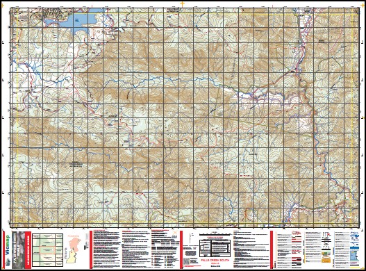 FALLS CREEK SOUTH 1-25,000 Vicmap Topo 8324-2-S - Image 3