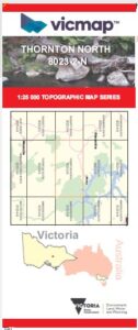 THORNTON NORTH 1-25,000 Vicmap Topo Map 8023-2-N - Maps, Books & Travel ...