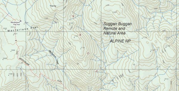 WILLIS NORTH  1-25,000 Vicmap Topo Map 8524-2-N - Image 2