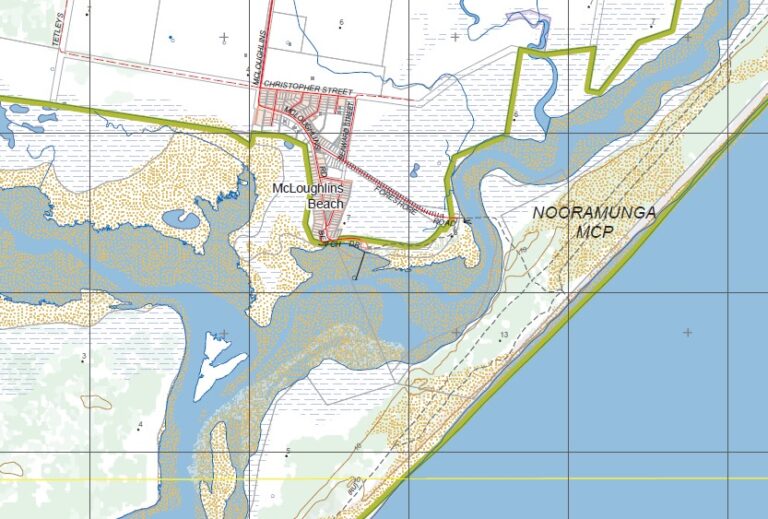 WOODSIDE NORTH 125,000 Vicmap Topographic Map 82201N Maps, Books & Travel Guides