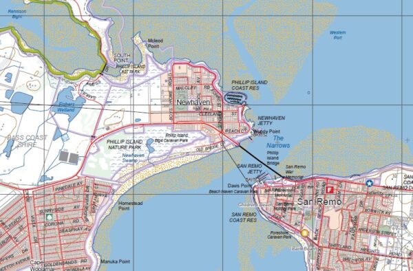 WOOLAMAI NORTH  1-25,000 Vicmap Topo Map 7920-1-N - Image 2