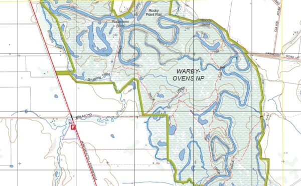 Wahgunyah 1-50,000 Vicmap - Image 2