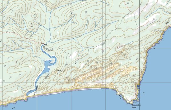 WINGAN SOUTH  1-25,000 Vicmap Topo Map 8822-4-S - Image 2