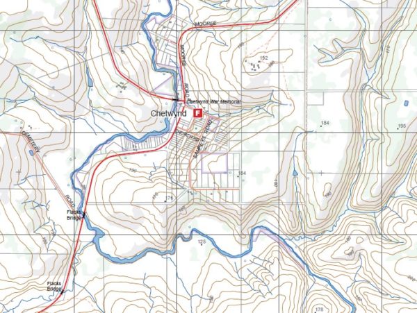 CHETWYND NORTH  1-25,000 Vicmap Topo Map 7123-2-N - Image 2