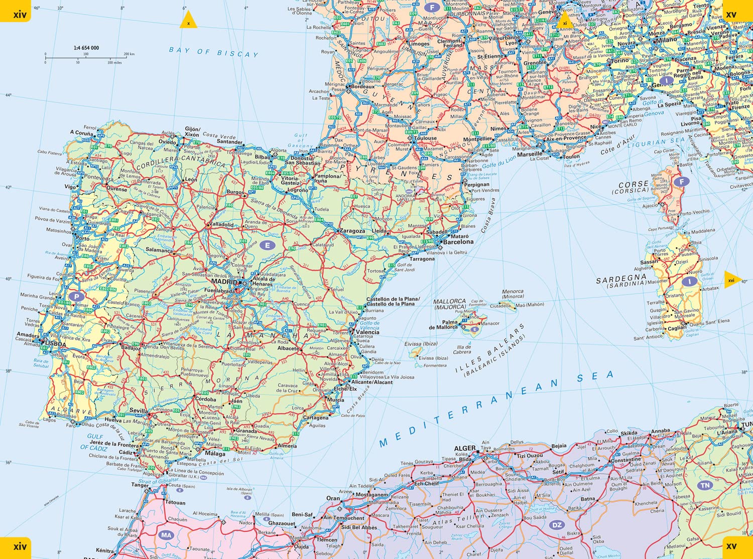 Europe Essential Road Atlas Collins - Image 2